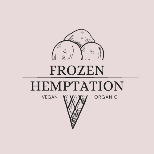 Frozen Hemptation vegan organic project logo